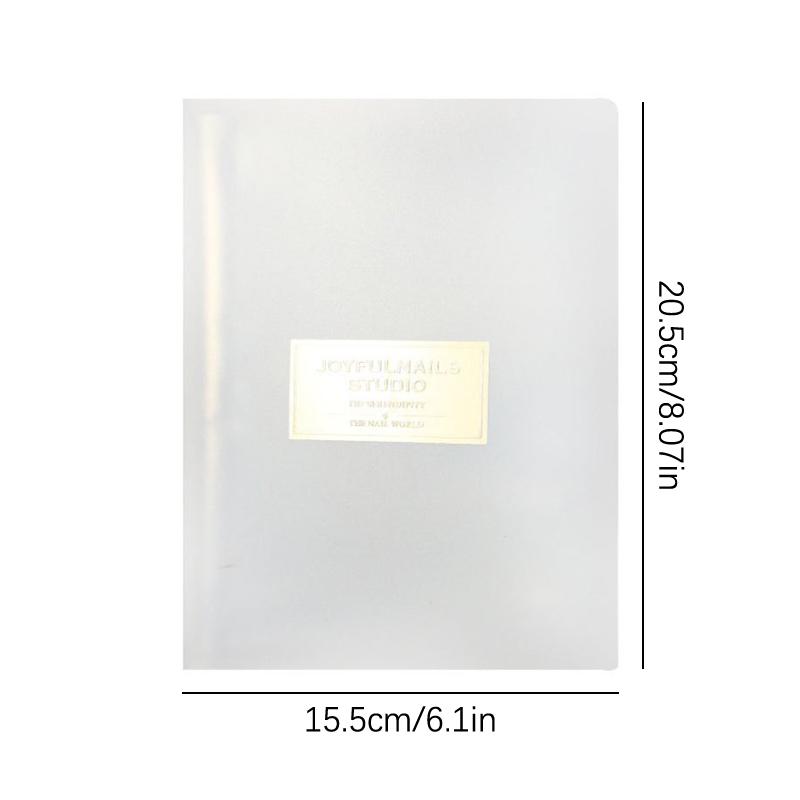 Autocolante pentru unghii Carte de depozitare Album goale Decalcomanii de colectare Organizator Suport Display Notebook Instrumente pentru manichiura