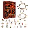 3D  Countdown Calendar Gift, DIY Bracelet Making Kitforkids And Adults, 24-Day Christmas Countdown Calendar Jewelry Gift