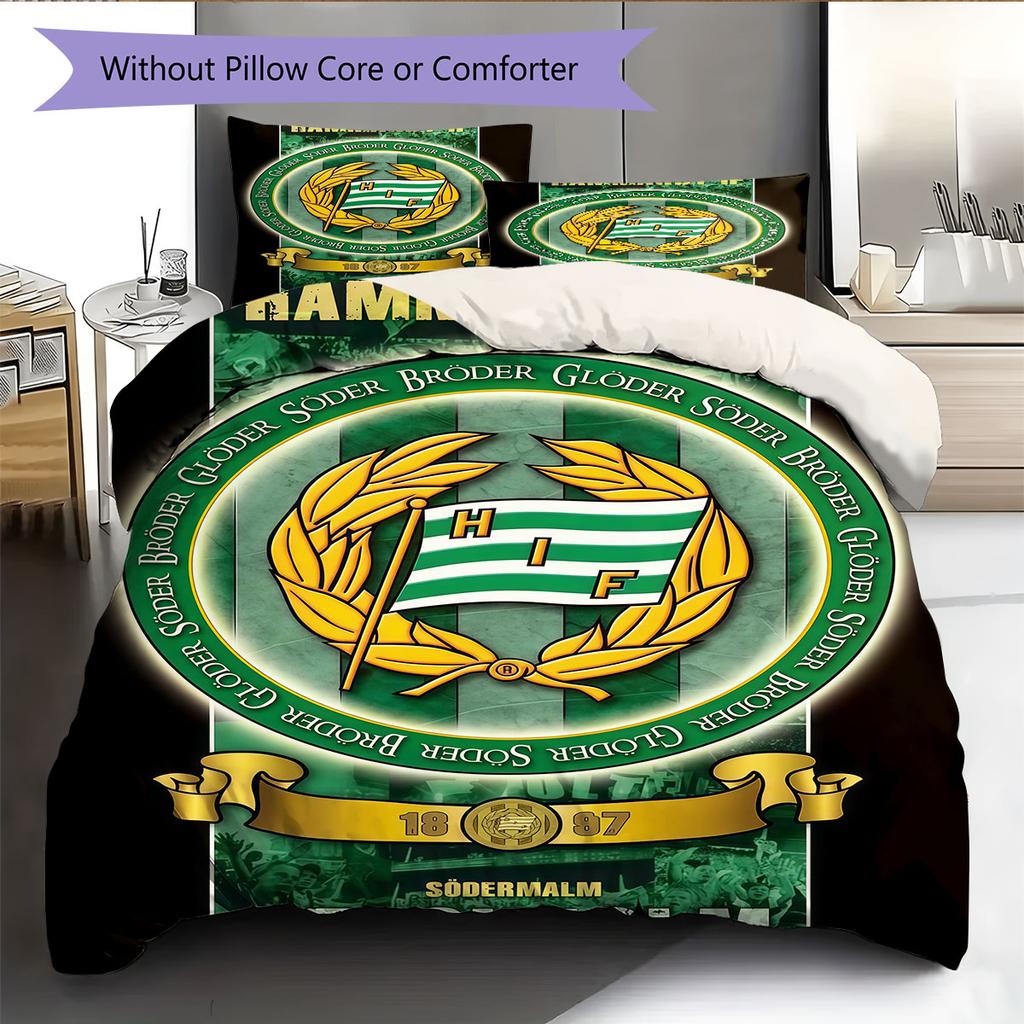 HIF Logo Bedding Quilt Set Quilt Cover Pillowcase Home Decoration Birthday Gift (1 * Duvet Cover + 2 * Pillowcase, Without Core)