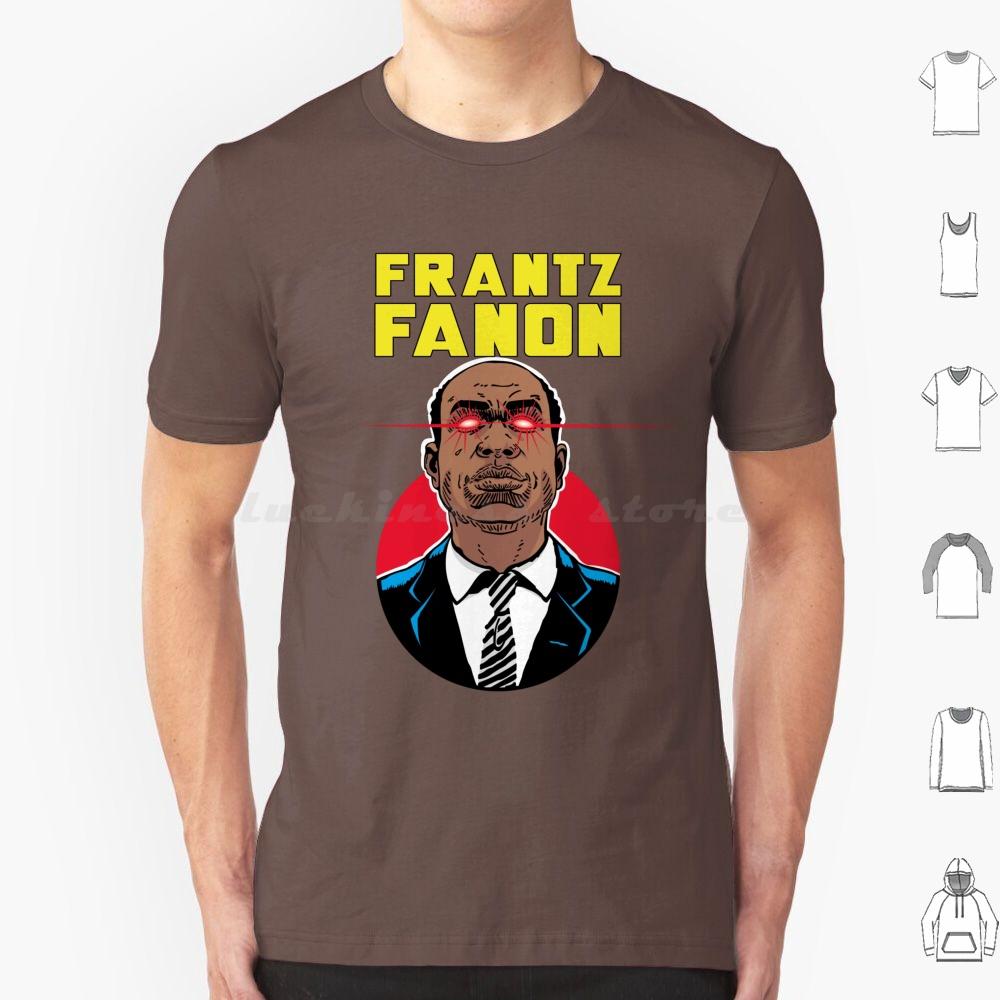Camiseta Frantz Fanon Está Mirando 6xl Algodón Fresca Tee Fanon Fanon Cómics Superhéroe Socialismo Antirracismo Marxismo Arte Pop