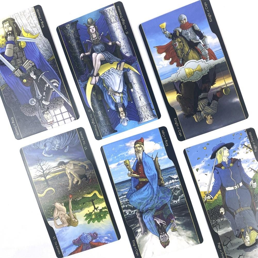 Oppositions Tarot Cards Deck With Laser Paper For Fantasy And Divination