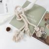Cross-Border Minimalist Cotton Rope Curtain Tiebacks with Tassels - American Country Style