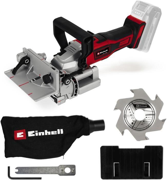 Einhell Fraiseuse à lamelle sans fil TE-BJ 18 Li-Solo PXC (18V) Livré sans Batterie et sans Chargeur