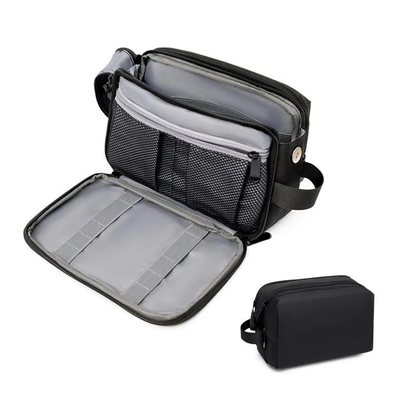 Travel Essential Men's Water-Resistant Dopp Kit Multifunctional Organizer for Shaving Bathroom & Cosmetics
