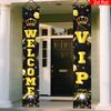 VIP Red Carpet Couplet Banner VIP Music 1 Pair Polyester Indoor Outdoor Decor