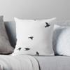 Living Room Bedroom Floral Print Cushion Cover Cotton Linen Pillow Cover Room Decoration Sofa Decoration Cushion