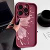 Gilded Butterfly Pattern Phone Case For iPhone 16 15 14 Pro Max 16 Plus 13 12 11 Pro XR X XS 8 7 Candy Color Soft Silicone Cover