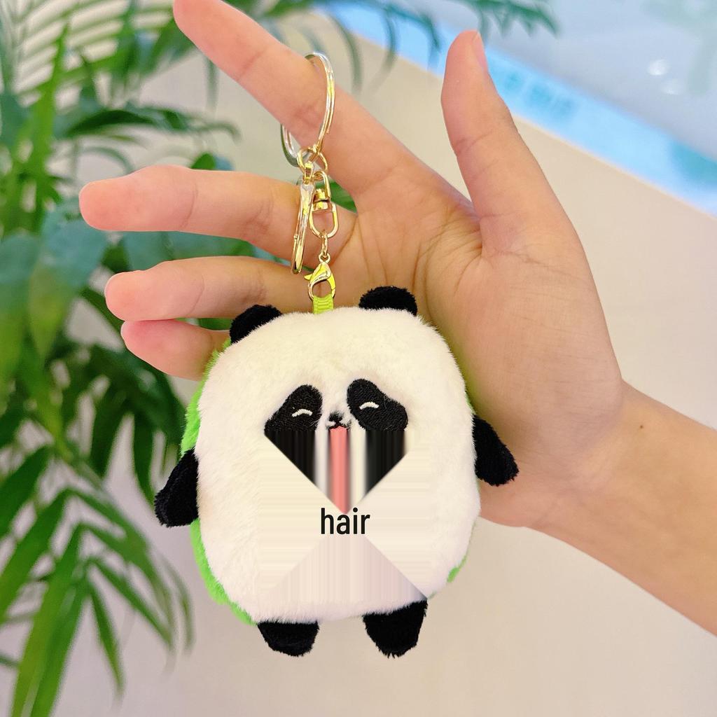 Mini Panda Plush Keychain Doll