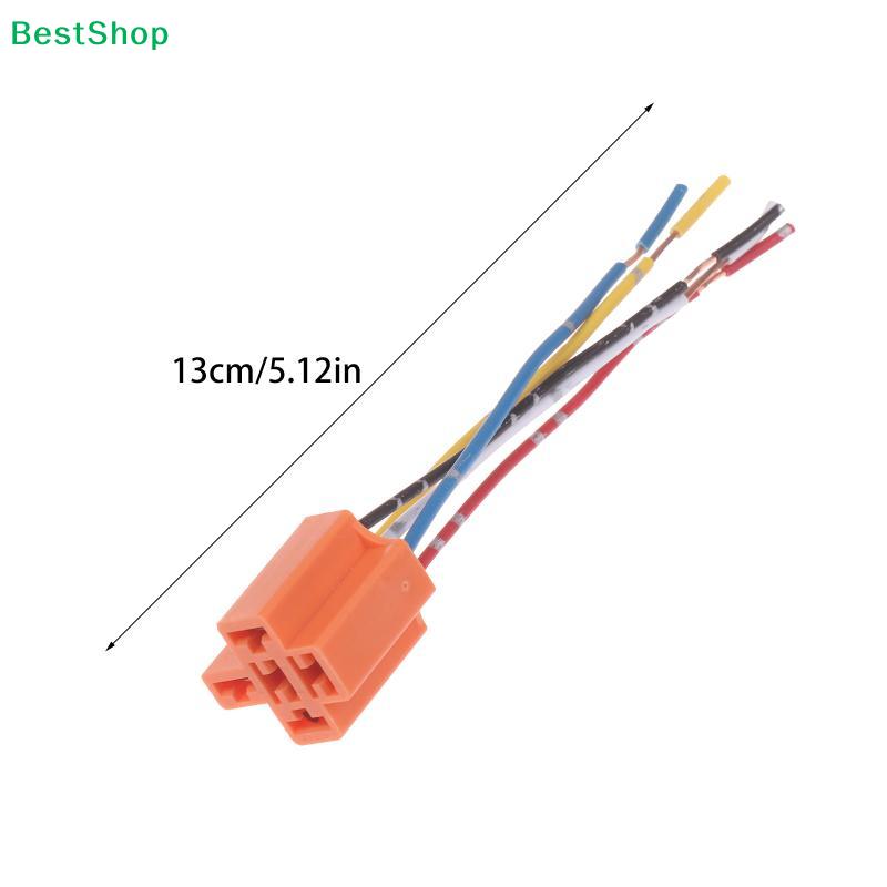 5-Pin Automotive Relay Socket Harness,Pre-Wired Electrical Connector Plug for Car Relay