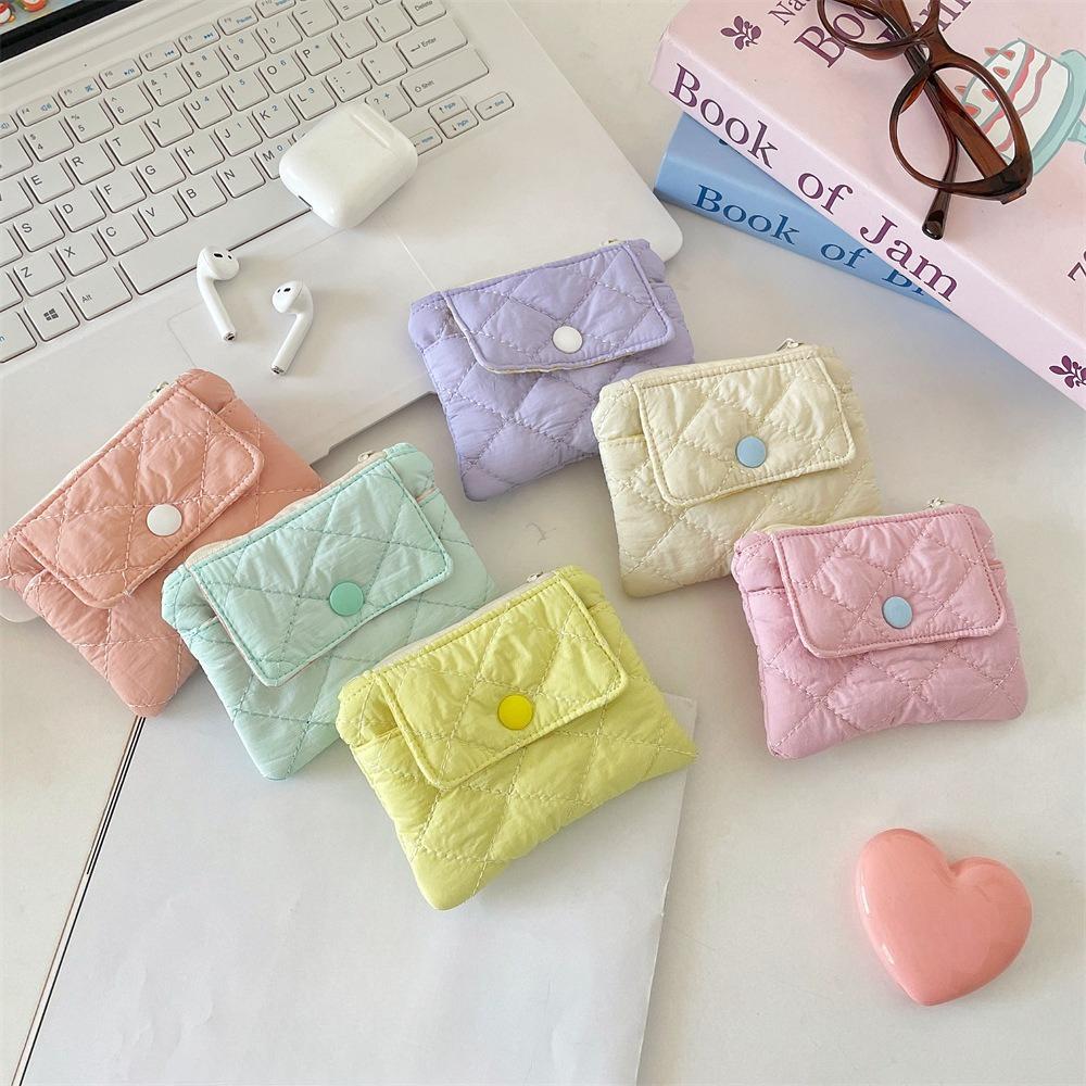 

Cute Mini Coin Purse Simple Zipper Kid Storage Pouch Money Pocket Solid Color Coin Key Bag Women Men Cute Wallet Mini Purse