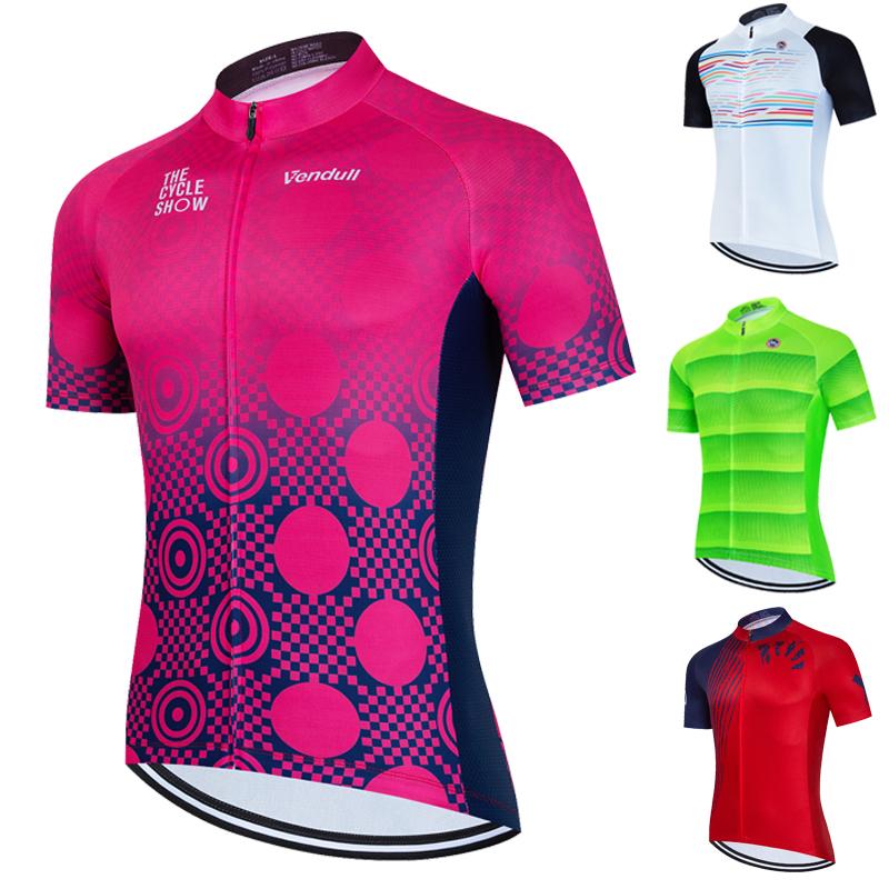 2023 New Men Short Sleeve Bicycle Jersey Summer Cycling MTB Bike T-shirt Outdoor Cycling Jersey Bike Clothing Quick Drying