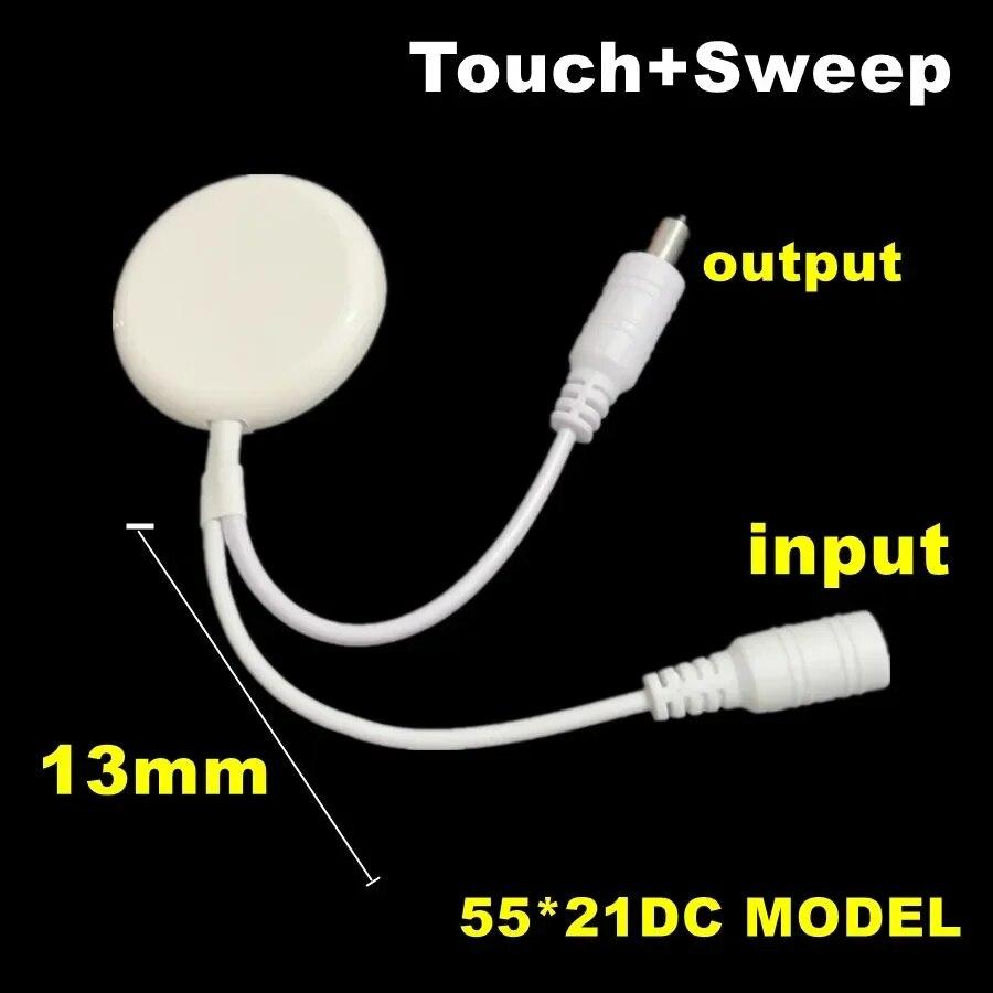 Sweep Dimmer Sensor Penetrating Switch DC 12V Wood Panel Touch Switch LED Dimmable Touch Sensing Hidden for Wood Home Lighting