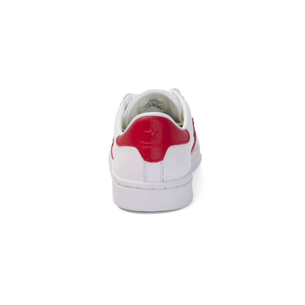 Converse Lifestyle Comfortable Slip-Resistant Durable Low-Top Skate Shoes Women sneakers Red White 555933C