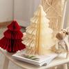 Honeycomb Paper Christmas Tree 3D Foldable Accordion Xmas Tree Winter Tabletop