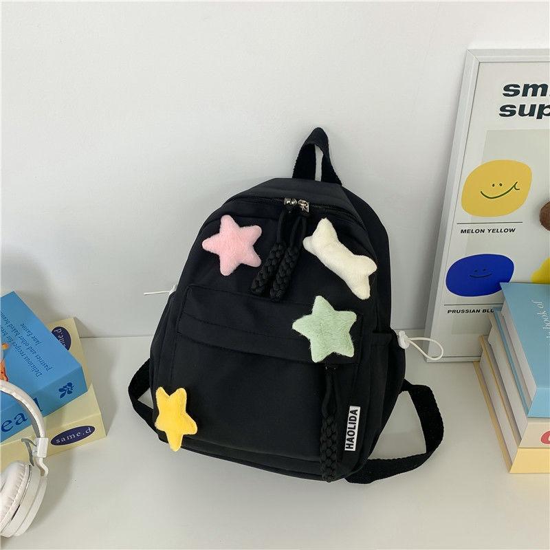 Schulrucksack für Mädchen, Mittelstufenschülerinnen, Oberstufenschülerinnen, schlichter Rucksack für Studentinnen, vielseitiger Mädchenrucksack, weniger Luxus