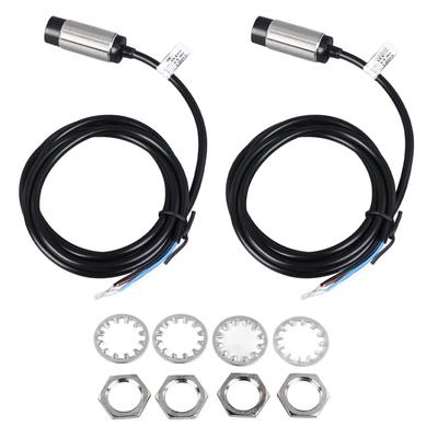 2 Pcs Inductive Proximity Sensor 8mm Detecting Distance DC 4 Wire NPN NO NC Approach Sensor