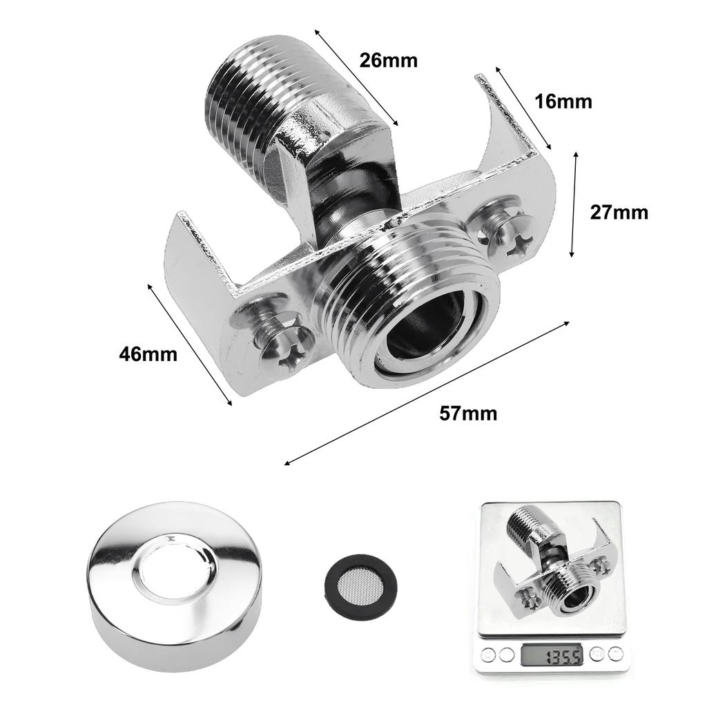 40Degree Adjustable Faucet Angled Curved Foot Eccentric Screw Corner Tap Adapter Screw Corner For Adjust Of Intake Pipe