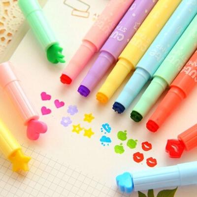 Barevné popisovače Plastové zvýrazňovače Kreativní zvýrazňovače