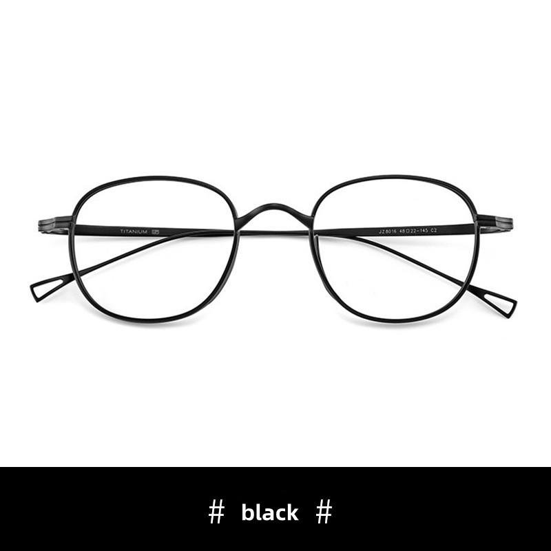Pure Titanium Brand Design Glasses Frame Men Retro Round Prescription Eyeglasses New Vintage Photochromic Reading Glasses