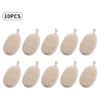 10Pcs Natural Loofah Sponge Body Scrubber Exfoliating Bath Sponge for Shower and SPA Cleaning Gentle Back Scrubber for Women and Men