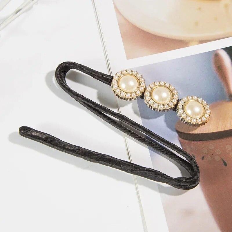 Shell Flower Hair Styling Tool Ball Head Flower Bud Head Bun Maker Bow Pearl Hair Pin Lazy Hair Dish Artifact Braids Maintenanc