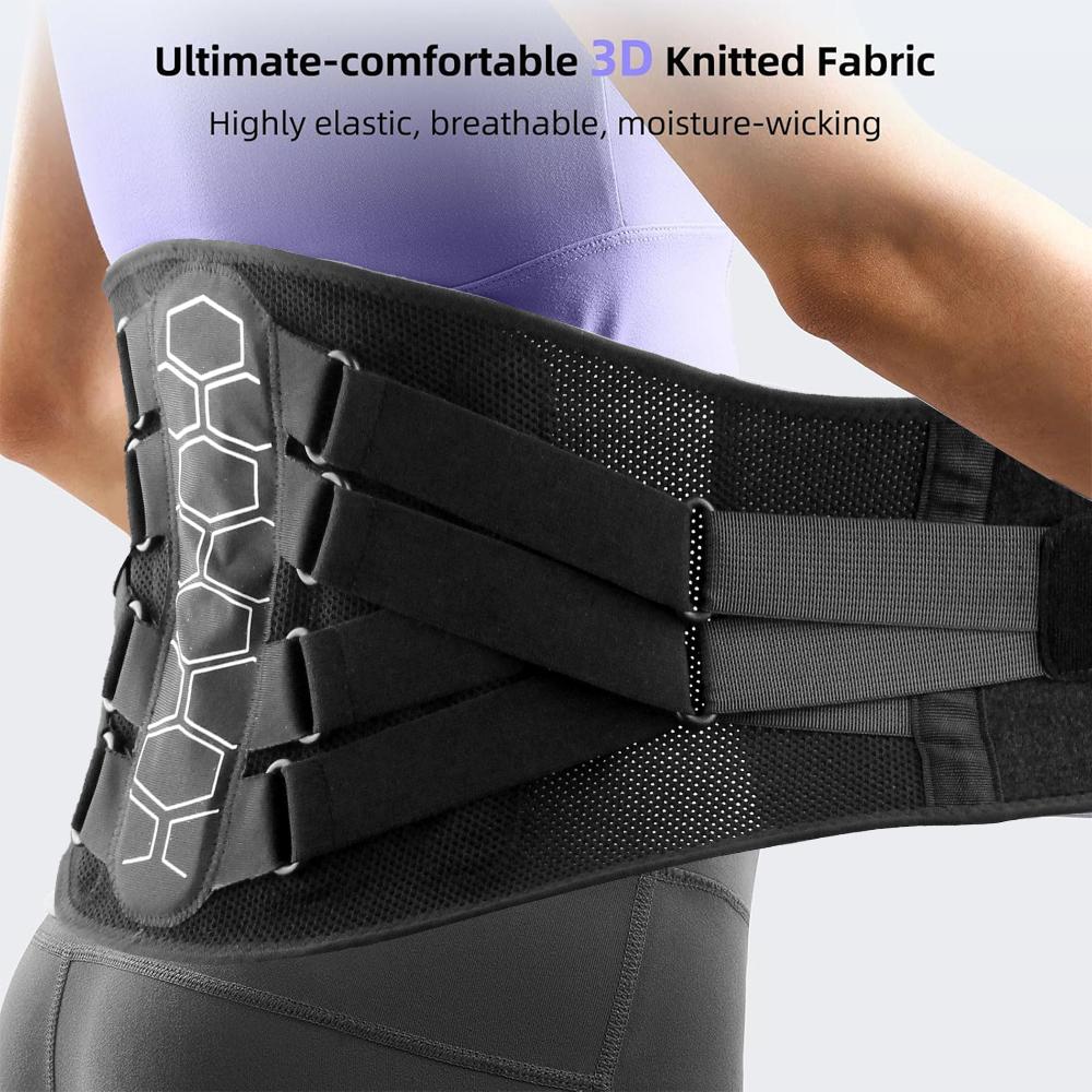 Back Brace For Lower Back Pain Relief Lumbar Support Belt For Men Women Herniated Disc Bionic Design Work