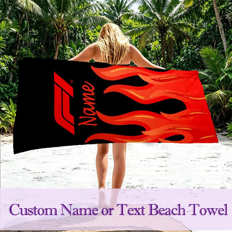F1 Racing Car (12) Beach Towel Suitable for Various Scenarios Such As Kitchen, Bathroom and Beach Swimming