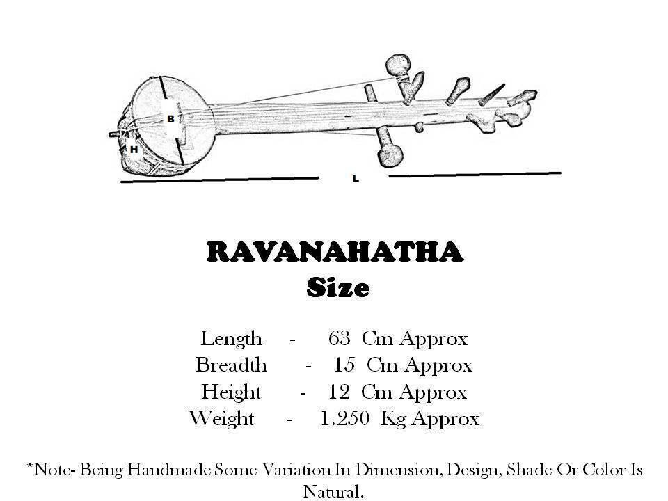 Ravanahatha Folk Instrument from Rajasthan – Traditional Ravanhatta Fiddle | Handmade Sarangi Style String Instrument