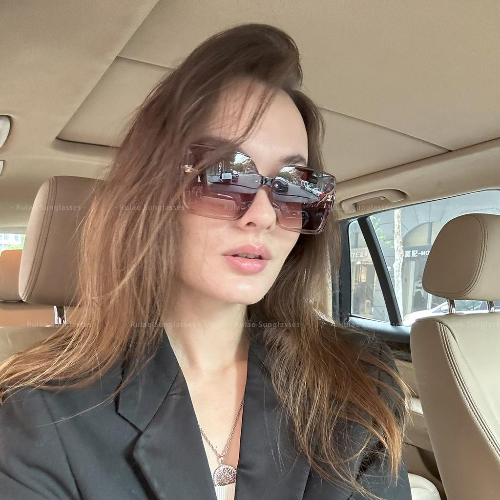 Luxury square designer fashion big sunglasses for women glasses brand  woman women's retro shades UV400 sunglasses eyewear