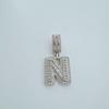 European Rock Candy Necklace: 26-Letter Pendant, Hip Hop Fashion Jewelry Accessories