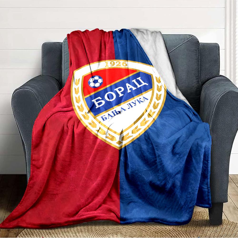 1pc Football Team (37) Blanket, Gift, for Men and Women, Soft Blanket, Good for Sofa Bed Couch Travel, Lightweight Flannel Blanket