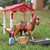 Children's Thousand-Mile Horse Simulation Model Toy and Sand Table Set
