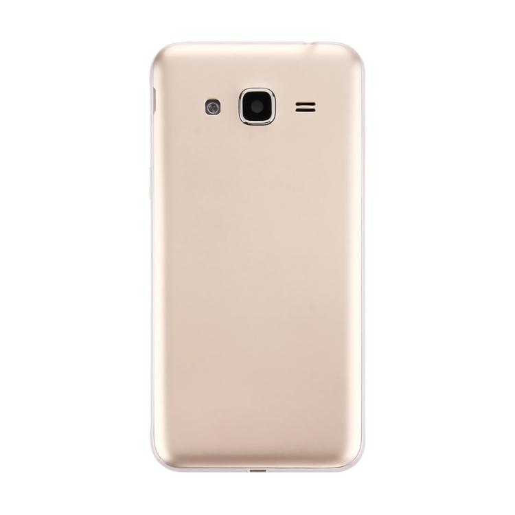 For Galaxy J3  / J320  Battery Back Cover + Middle Frame Bezel