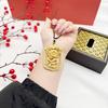 Panlong Square Brand Auspicious Pattern Copper Coin Versatile Jewelry Necklace Pendant