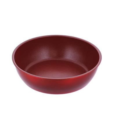 Bestco Frittierpfanne, 24 cm, Einzelstück, Rot, IH-kompatibel, Delicious Sine Volt NM-124