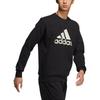Sweatshirts Men's Black Crew Neck Moderate Regular HN8995