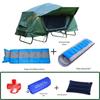 Double Layer Stormproof Outdoor Tent for Two - Rainproof, Thickened, Off-Ground, Perfect for Camping, Cold Weather, and Fishing