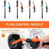 Flow Control Nozzle Electric Fuel Pump Heavy Duty Battery Powered Fuel Pump  Motorcycle Use