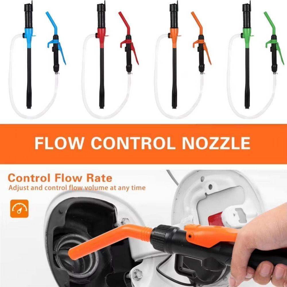Multifunction Fuel Transfer Pump Flow Control Nozzle Battery Powered Fuel Pump Water Transfer