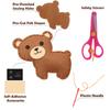 Felt Animals Sewing Kit Kids  Educational Animal Sewing Felt Toy Craft DIY Sewing Felt Plush Animals for Beginners Educational
