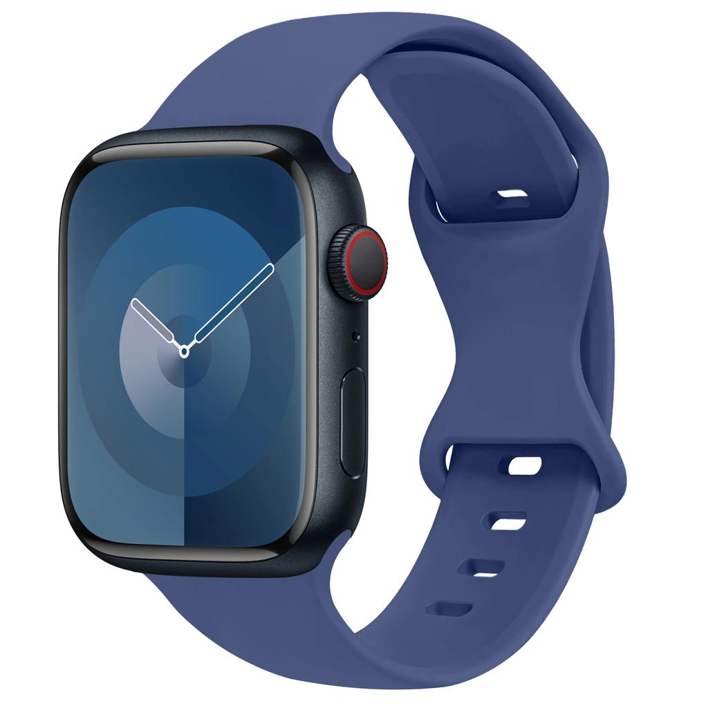 Silikonarmband für Apple Watch Band 45mm 44mm 41mm 40mm 42mm 46mm ultra 49mm Sportarmband correa series 11 7 8 9 10 4 3 5 6 se