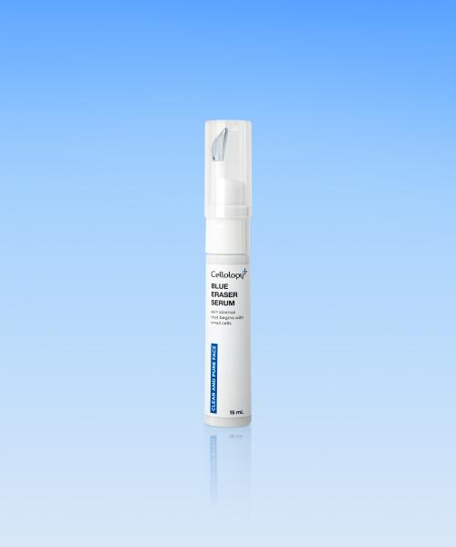 Cellology Blue Eraser Serum Refill 15ml / Instant Soothing for Acne-Prone Skin Blue Eraser Serum Refill (1 pc)