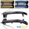 2Pcs For VW Touareg II 2010 2011 2012 2013 2014 2015 2016 2017 2018 LED Dynamic Mirror Blinker Light Sequential Turn Signal Lamp
