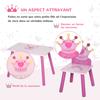 3 Stück Kinder- und Tisch-Stuhl-Set Prinzessin & Krone Thema Hausmöbel Schönes Geschenk 2-4 Jahre Rosa