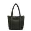 With Compartments Shoulder Bag Nylon Tote Bag Durable Puffer Carryall Bag  Women