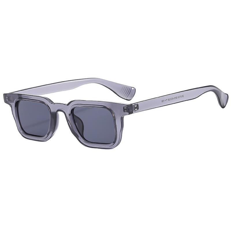 Small Frame Square Sunglasses, Advanced Sense Uv Protection Sunglasses, Men'S Trendy Hip-Hop Sunglasses