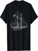 Camiseta Vintage Plano de Velero Vela Yate