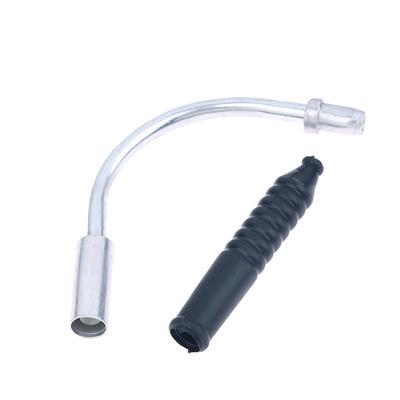 10Pcs V Brake Noodle + 10Pcs Boot Set Cable Guide Bend Tube Pipe Sleeves Protector Hose Brake Mountain Bike Outdoor Noodles