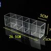 Acrylic Transparent Pen Holder Desktop Organizer and Display Rack