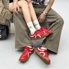 Red Dexun shoes, new summer casual board shoes, racing shoes, breathable Forrest Gump shoes